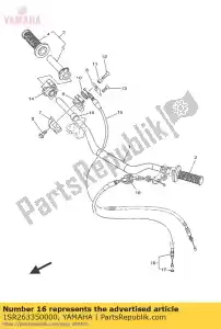 yamaha 1SR263350000 kabel, koppeling - Onderkant