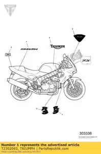 triumph T2302065 decalcockpit-rs - Il fondo