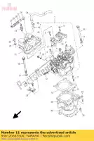 956120663500, Yamaha, perno, espárrago yamaha yfz 450 2007 2008 2009, Nuevo