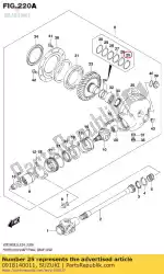 Here you can order the no description available from Suzuki, with part number 0918140011: