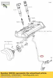 Ici, vous pouvez commander le pulsation de bobine auprès de Kawasaki , avec le numéro de pièce 590260040: