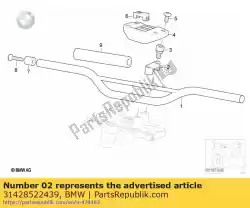 Aqui você pode pedir o suporte de fixação em BMW , com o número da peça 31428522439: