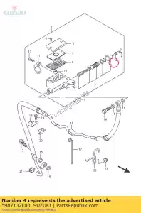 suzuki 5987132F00 vara, empurre - Lado inferior