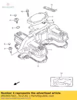 0910607001, Suzuki, parafuso, l: 5,5 suzuki gs  e gsx es ef eu gsxr r x katana s gsx1100 1150eesef gsx550 gsx750esefe gsx1100esef gsx1150ef gsx550esfu gsx750es gv1400gdgcgt gv1400gdgc gv1400gd gs500eu 500 1100 550 750 1400 , Novo