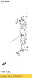 suzuki 0910310385 bout, rr schok een - Onderkant