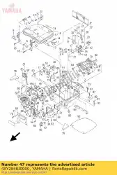 Here you can order the plate, rubber 8 from Yamaha, with part number 4XY2848J0000: