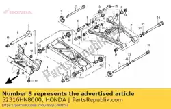Qui puoi ordinare nessuna descrizione disponibile al momento da Honda , con numero parte 52316HN8000: