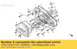 Aqui você pode pedir o tampa, enchimento de óleo em Honda , com o número da peça 15611KA3710:
