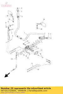 yamaha 4XY2637E0000 kabel, bediening 1 - Onderkant