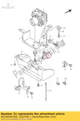 Qui puoi ordinare distanziatore, 6. 5x9x11 da Suzuki , con numero parte 0918006266: