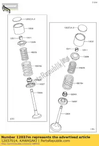 kawasaki 12037014 shim-tappet,2.65t z1000-j1 - Bottom side