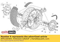 AP9100584, Piaggio Group, przek?adka wewn?trzna l = 134,3 aprilia  rxv sxv sxv 450 550 2006 2008 2009 2010 2011, Nowy