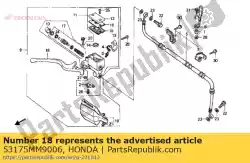 Tutaj możesz zamówić d? Wignia, r. Uchwyt od Honda , z numerem części 53175MM9006: