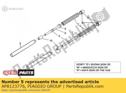 Aprilia AP8123776, Pier?cie?, OEM: Aprilia AP8123776