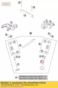 ktm 75036030000 intake valve 07 - Bottom side