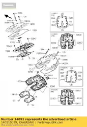 Aquí puede pedir cubierta, cabeza, fr de Kawasaki , con el número de pieza 140910029: