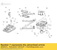 858931, Piaggio Group, base du boîtier de filtre aprilia rsv4 tuono tuono tuono v tuono v4 1100 (usa) tuono v4 1100 (usa) e5 tuono v4 1100 rr (apac) zd4kg000 zd4kga00 zd4kgb zd4kgb00 zd4kgu zd4kgu00 zd4kgua0 zd4kgua1 zd4kza00 zd4kzb00 zd4kzu zd4tyg00, zd4tycc0 zd4tyh00, zd4tycc1 zd4tyu00 zd4tyua0 1000 1, Nouveau