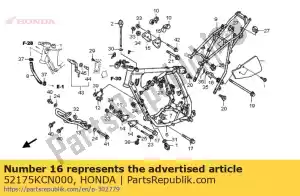 honda 52175KCN000 rolo, corrente superior - Lado inferior