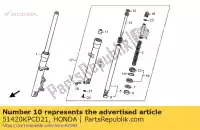 51420KPCD21, Honda, geval, r. bodem honda xl varadero v xl125v 125 , Nieuw