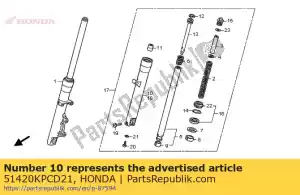 Honda 51420KPCD21 geval, r. bodem - Onderkant