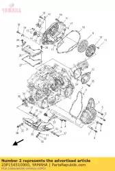 Here you can order the gasket, crankcase cover 1 from Yamaha, with part number 23P154510000: