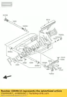 33040S007, Kawasaki, Regolatore catena, lh kawasaki klv 1000, Nuovo