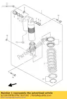 6210029F0037W, Suzuki, Absorber assy,r suzuki dr z 400 2001, New