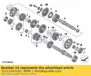 bmw 21212343165 needle cage - 25x29x13 - Bottom side