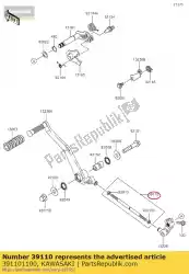 Here you can order the rod-assy-tie zx400-l1 from Kawasaki, with part number 391101100: