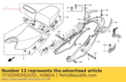 Ici, vous pouvez commander le ensemble de capot, l. Rr. (wl) * ty auprès de Honda , avec le numéro de pièce 77325MER920ZD: