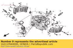 Qui puoi ordinare isolante, carburatore da Honda , con numero parte 16211MAH000: