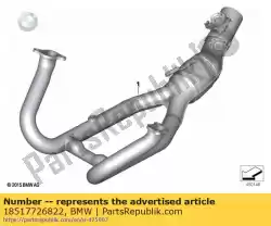 Qui puoi ordinare guarnizione di scarico (fino a 08/2016) da BMW , con numero parte 18517726822: