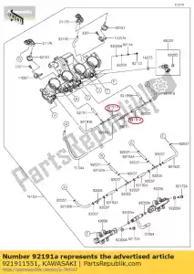 kawasaki 921911551 tube,3.2x7.4x40 zx1200-a2 - Bottom side