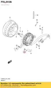 suzuki 071300610A parafuso - Lado inferior