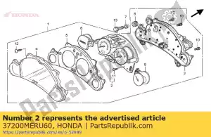 Honda 37200MERU60 velocidad y tacómetro - Lado inferior
