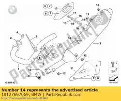 Aqui você pode pedir o amortecedor de borracha - 24x20 em BMW , com o número da peça 18127697069: