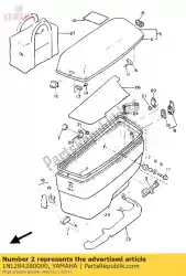 Here you can order the seal 1 from Yamaha, with part number 1NL284280000: