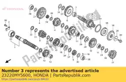 Here you can order the countershaft comp. From Honda, with part number 23220MY5600: