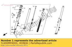 Qui puoi ordinare fork assy., r. Fr. Da Honda , con numero parte 51400MFAD01: