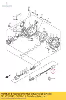 2715331G40, Suzuki, arranque, eje articulado suzuki lt a ax kingquad x limited axi axz axpz axpvzv axvz axp 700 450 750 500 44, Nuevo