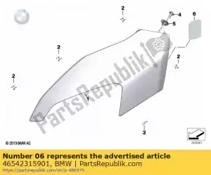 bmw 46542315901 folie - Onderkant