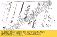 51401ML3681, Honda, wiosna, poduszka prz honda cr  r crm mk i cr250r 250 , Nowy