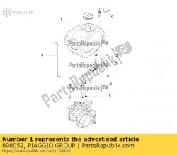 Aprilia 898052, Benzinetank, OEM: Aprilia 898052