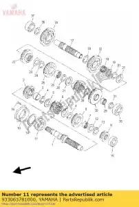 yamaha 933063781000 consequência - Lado inferior