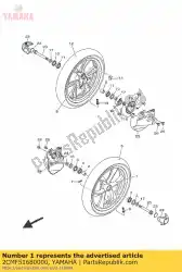 Here you can order the cast wheel, front from Yamaha, with part number 2CMF51680000: