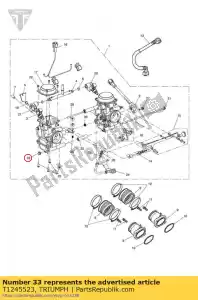 triumph T1245523 nakr?tka korpusu przepustnicy - Dół