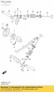 suzuki 1274103H10 roda dentada, árvore de cames - Lado inferior