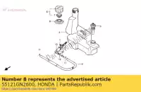 55121GN2600, Honda, caoutchouc, guide d'huile honda sa vision  sa50 1 50 , Nouveau