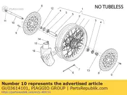 Tutaj możesz zamówić o? Przedniego ko? A od Piaggio Group , z numerem części GU03614101:
