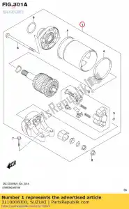 suzuki 3110008J00 motore, stella - Il fondo
